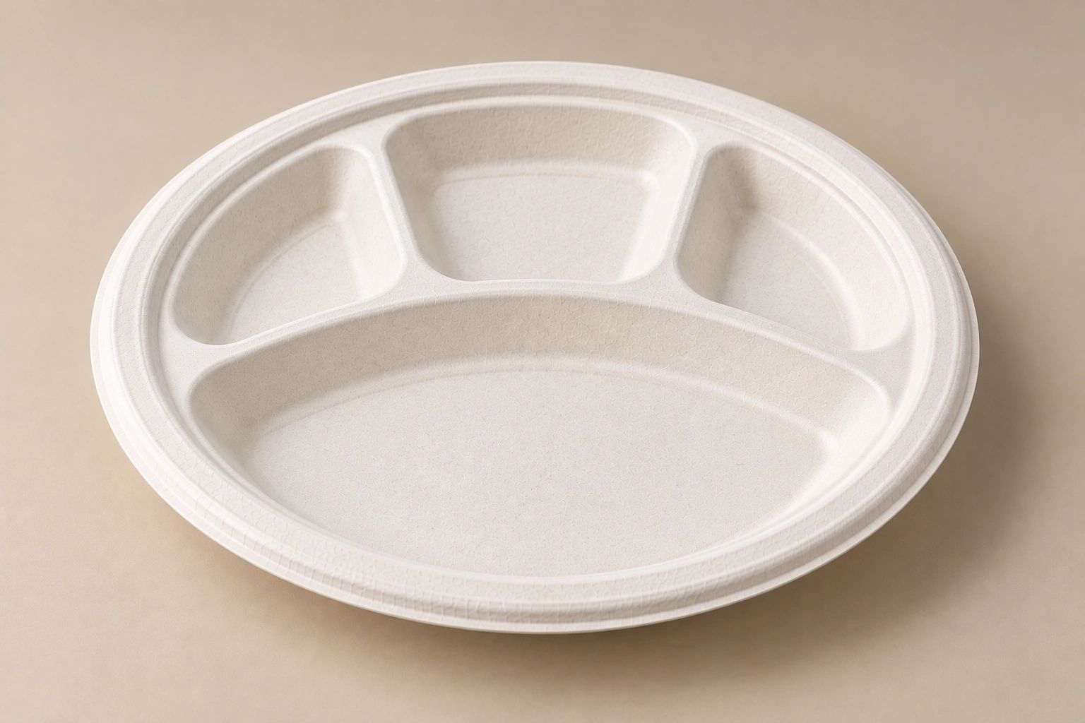 11″ 4-Compartment Banquet Plate
